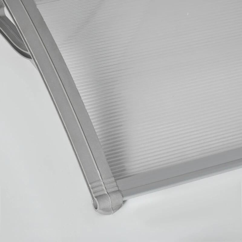 Casa si Gradina - Gradina si terasa - Umbrele si pavilioane - Umbrele - Copertina marchiza, policarbonat, transparent, 100x80x23 cm - Infinity.ro