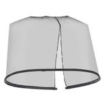 Casa si Gradina - Gradinarit si plante - Intretinere gradina - Articole daunatori gradina - Plasa tantari, muste si alte insecte, pentru umbrela de gradina, material Oxford, negru, 300x230 cm - Infinity.ro