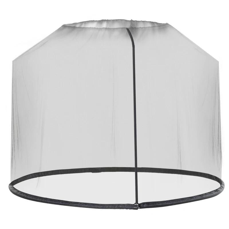 Casa si Gradina - Gradinarit si plante - Intretinere gradina - Articole daunatori gradina - Plasa tantari, muste si alte insecte, pentru umbrela de gradina, material Oxford, negru, 300x230 cm - Infinity.ro