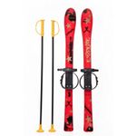 Sport si Outdoor - Sporturi de iarna - Ski - Skiuri - Schiuri Marmat din plastic pentru copii 5 ani+, 90 cm, rosu - 6128 - Infinity.ro