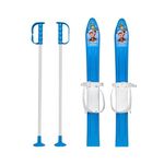 Sport si Outdoor - Sporturi de iarna - Ski - Skiuri - Schiuri din plastic pentru copii de 3 ani+, Marmat, 60 cm, albastru - 6098 - Infinity.ro