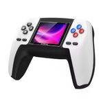 PC, gaming si accesorii - Gaming - Console gaming - Consola jocuri video P5, portabila, 520 jocuri retro, rezolutie 320x240 - White - Infinity.ro