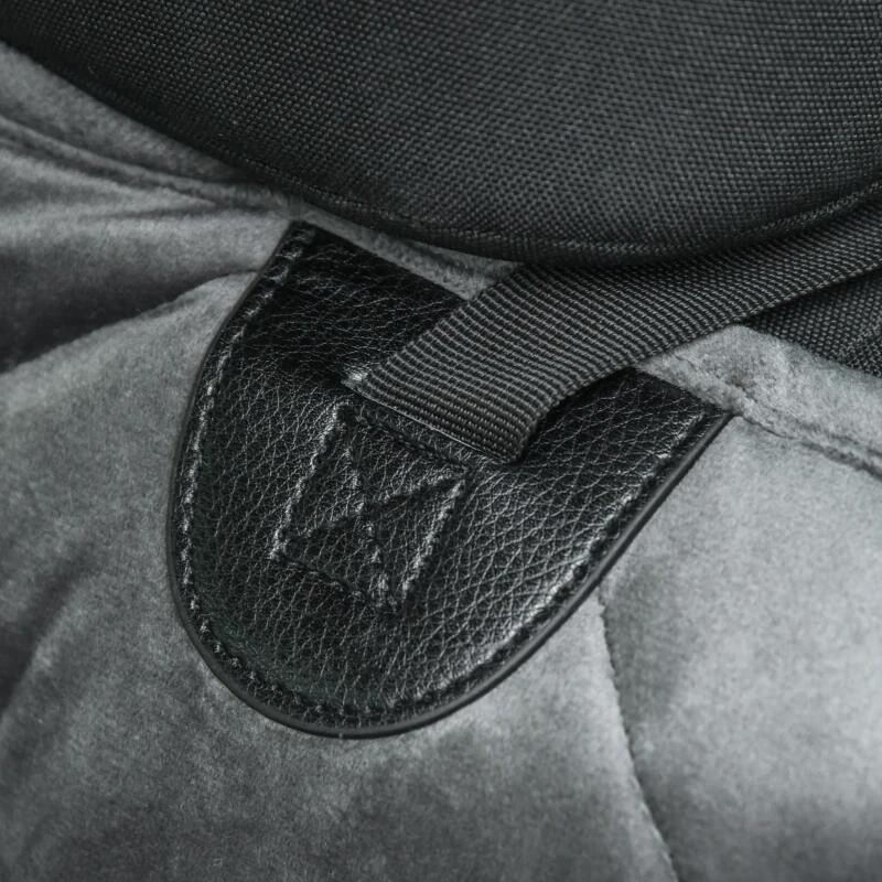 Auto si Moto - Intretinere auto - Huse auto - Husa bancheta auto pentru protectie si transport caini, catifea si bumbac, gri, 165x145 cm - Infinity.ro