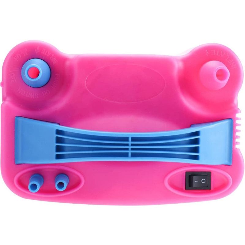 Sport si Outdoor - Ciclism - Accesorii pentru biciclete - Pompe biciclete - Pompa electrica dubla pentru umflat baloane cu aer, 600W, 220V, roz - Infinity.ro