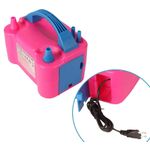 Sport si Outdoor - Ciclism - Accesorii pentru biciclete - Pompe biciclete - Pompa electrica dubla pentru umflat baloane cu aer, 600W, 220V, roz - Infinity.ro