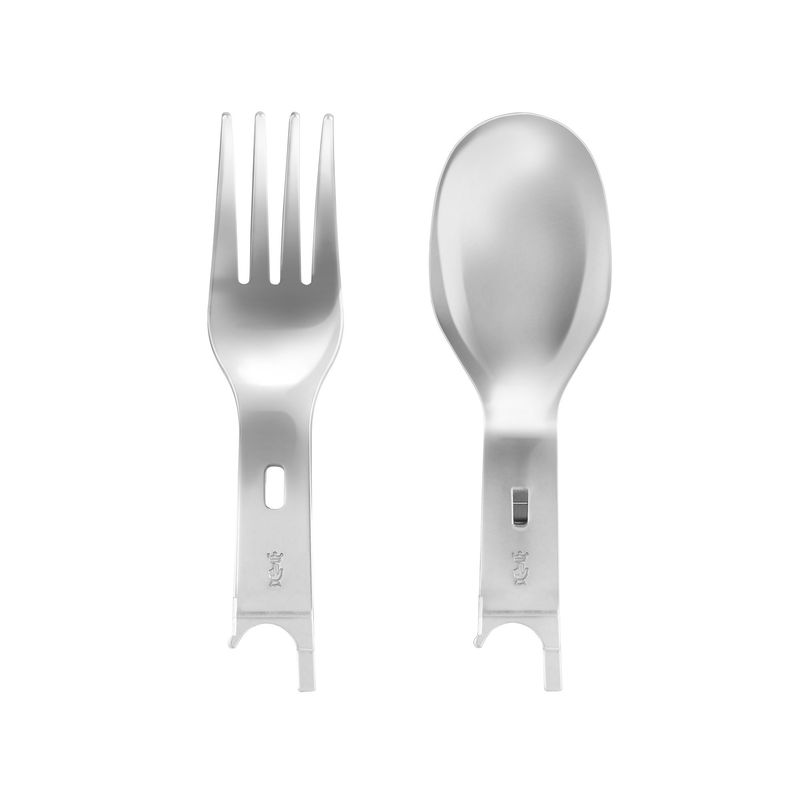 Sport si Outdoor - Camping - Bucatarie de camping - Vesela camping - Set 4 piese picnic, inox, "Picnic Plus" - Opinel - Infinity.ro