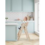 Jucarii, Copii si Bebe - Hrana si alaptare - Scaune de masa bebe - Scaun de masa pliabil din lemn MamaToyz, multifunctional si transformabil cu masuta, 6 luni - adolescent, Natur - Infinity.ro