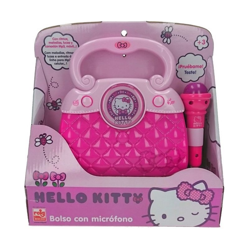 Jucarii, Copii si Bebe - Jucarii si jocuri - Jucarii & jocuri educative - Jucarii interactive - Karaoke Hello Kitty Geanta Roz - Infinity.ro