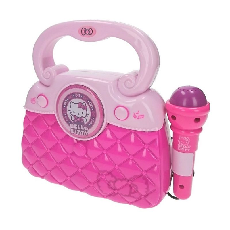Jucarii, Copii si Bebe - Jucarii si jocuri - Jucarii & jocuri educative - Jucarii interactive - Karaoke Hello Kitty Geanta Roz - Infinity.ro