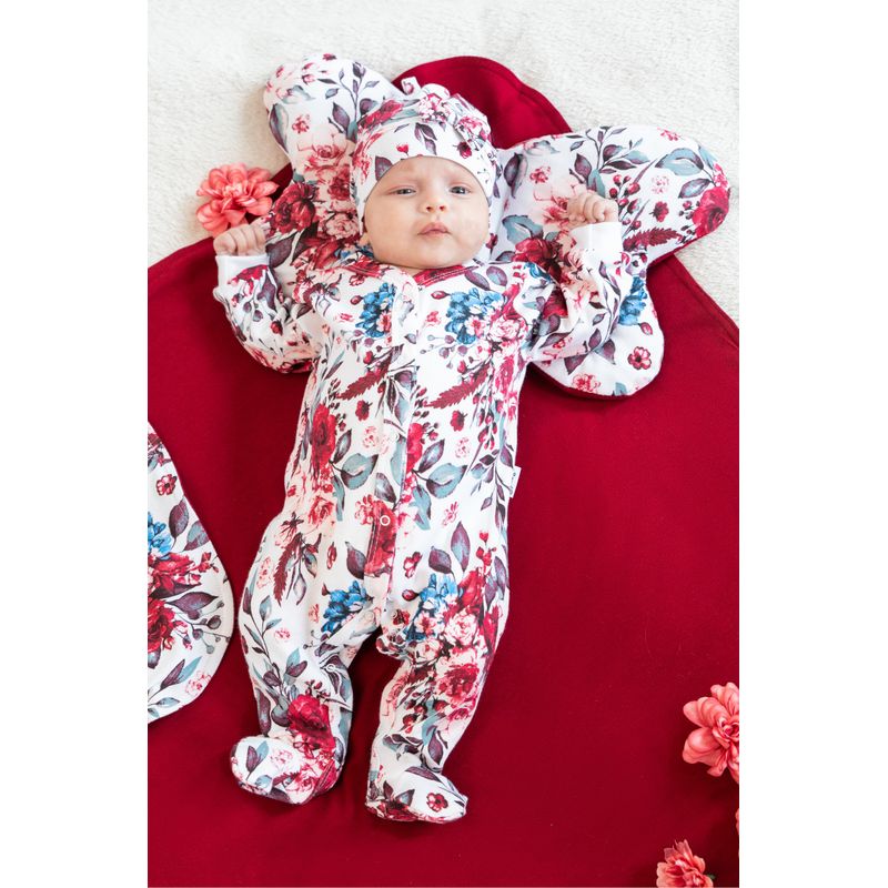 Fashion, accesorii si bijuterii - Copii - Imbracaminte copii - Salopete copii - Romper de bumbac 100% Colectia "Kate" 2021 Marimea 74 - Infinity.ro