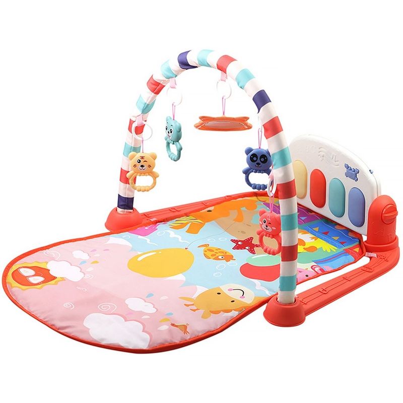 Jucarii, Copii si Bebe - Jucarii si jocuri - Jucarii bebelusi - Centre de activitati - Covoras de joaca muzical Chipolino Beach time - Infinity.ro