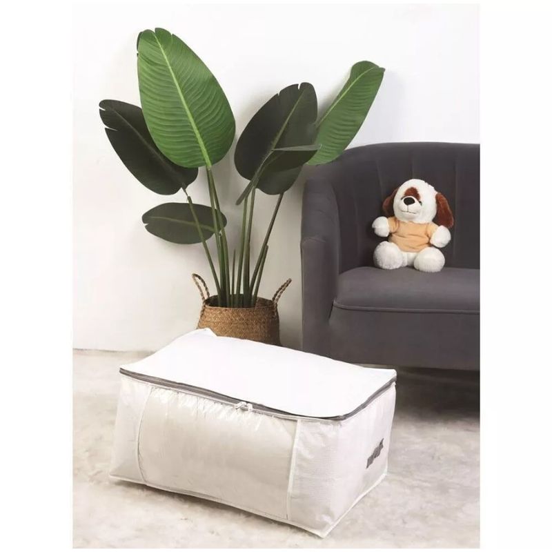 Casa si Gradina - Mobilier - Organizare si depozitare - Cutii depozitare - Organizator cu fermoar, pentru depozitare fara praf, 60x45x30 cm, Vivo SB202 - Infinity.ro