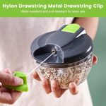 Casa si Gradina - Bucatarie si vesela - Ustensile bucatarie - Feliatoare si taietoare manuale - Mini tocator de mana cu snur, 520 ml, transparent, Vivo WK001 - Infinity.ro