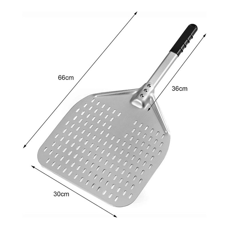 Casa si Gradina - Bucatarie si vesela - Ustensile bucatarie - Polonice, linguri si clesti de bucatarie - Paleta pentru pizza, din aluminiu, 66 cm, Vivo PZ30 - Infinity.ro