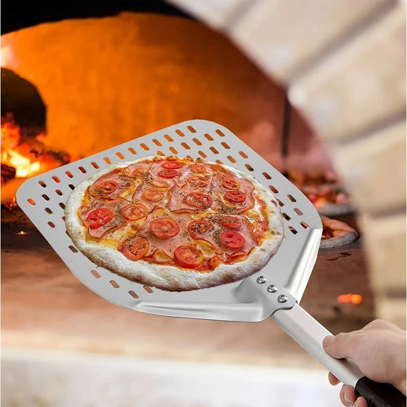 Casa si Gradina - Bucatarie si vesela - Ustensile bucatarie - Polonice, linguri si clesti de bucatarie - Paleta pentru pizza, din aluminiu, 66 cm, Vivo PZ30 - Infinity.ro