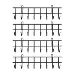 Casa si Gradina - Gradinarit si plante - Unelte gradinarit - Accesorii pentru unelte gradinarit - Set 4 organizatoare pentru unelte si scule de gradina, metal, negru, 40 x 12 cm, Vivo GH160 - Infinity.ro