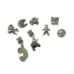 Jucarii, Copii si Bebe - Jucarii si jocuri - Jucarii de rol - Frumusete, bijuterii si accesorii fetite - Set 24 bijuterii pentru fetite, 2 bratari, 1 colier, 21 talismane, Calendar Advent, multicolor JC24-A - Infinity.ro