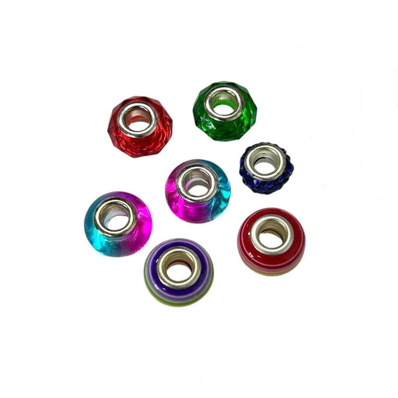 Jucarii, Copii si Bebe - Jucarii si jocuri - Jucarii de rol - Frumusete, bijuterii si accesorii fetite - Set 24 bijuterii pentru fetite, 2 bratari, 1 colier, 21 talismane, Calendar Advent, multicolor JC24-A - Infinity.ro
