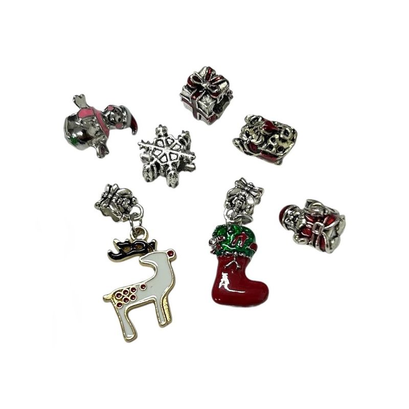 Jucarii, Copii si Bebe - Jucarii si jocuri - Jucarii de rol - Frumusete, bijuterii si accesorii fetite - Set 24 bijuterii pentru fetite, 2 bratari, 1 colier, 21 talismane, Calendar Advent, multicolor JC24-A - Infinity.ro
