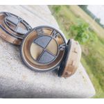 Auto si Moto - Anvelope si jante - Accesorii roti - Capace roti - Set 4 capace pentru jante BMW, diametru 68 mm, auriu-negru, efect 3D BMW-GOLD-BLACK - Infinity.ro