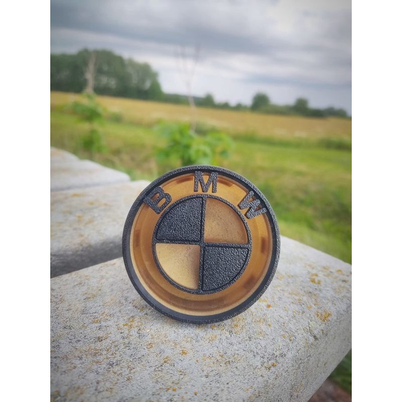 Auto si Moto - Anvelope si jante - Accesorii roti - Capace roti - Set 4 capace pentru jante BMW, diametru 68 mm, auriu-negru, efect 3D BMW-GOLD-BLACK - Infinity.ro