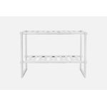 Casa si Gradina - Mobilier - Biblioteci si rafturi - Rafturi - Raft ajustabil cu 2 nivele pentru spatiul de sub chiuveta, Vivo, alb, 25 x 38.5 x 43 cm, TK0121 - Infinity.ro