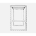Casa si Gradina - Mobilier - Biblioteci si rafturi - Rafturi - Raft ajustabil cu 2 nivele pentru spatiul de sub chiuveta, Vivo, alb, 25 x 38.5 x 43 cm, TK0121 - Infinity.ro