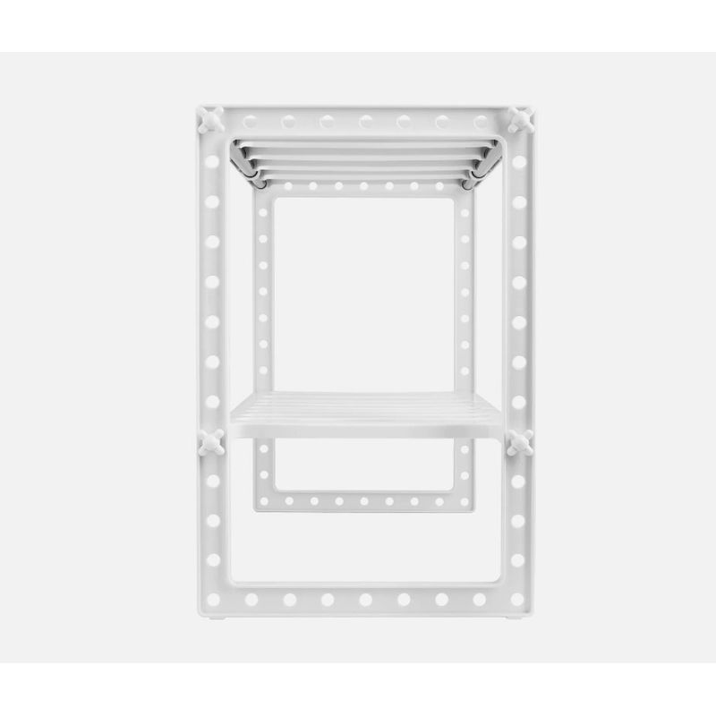 Casa si Gradina - Mobilier - Biblioteci si rafturi - Rafturi - Raft ajustabil cu 2 nivele pentru spatiul de sub chiuveta, Vivo, alb, 25 x 38.5 x 43 cm, TK0121 - Infinity.ro