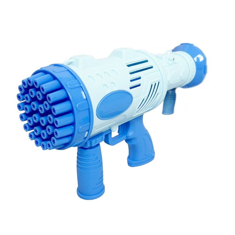 Jucarii, Copii si Bebe - Jucarii si jocuri - Jucarii & jocuri educative - Jucarii interactive - Pistol de facut baloane cu sapun, cu 32 orificii, albastru, 27 x 15 cm, Vivo 6220-BLUE - Infinity.ro