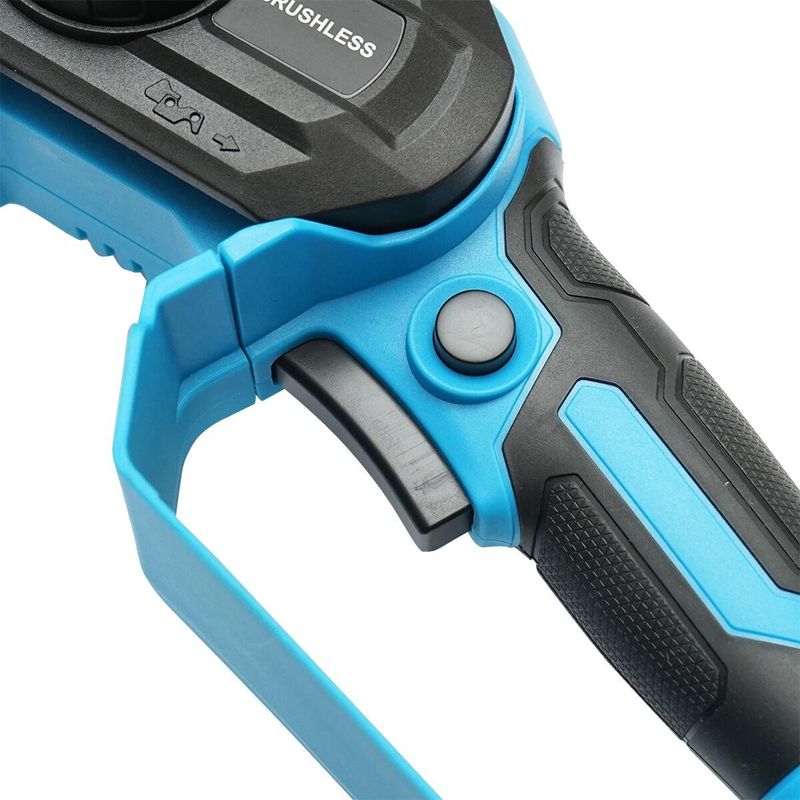 Casa si Gradina - Constructii - Scule electrice si accesorii - Fierastraie electrice - Drujba electrica pentru crengi, cu acumulator 2 Ah, incarcator 21V Li-Ion, cu geanta, 18 cm - Infinity.ro