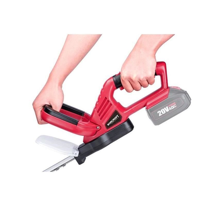 Casa si Gradina - Gradinarit si plante - Utilaje gradina - Trimmere electrice - Foarfeca electrica de tuns gard viu, 20V Li-ion (acumulator neinclus), 51 cm, Worcraft - Infinity.ro