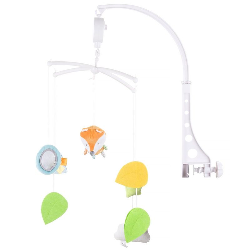 Jucarii, Copii si Bebe/Jucarii si jocuri/Jucarii bebelusi/Carusel patut - Carusel muzical pentru patut Chipolino Little Fox - Infinity.ro