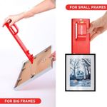 Casa si Gradina - Constructii - Scule de mana si unelte - Accesorii scule de mana - Unealta pentru agatare tablouri, cu boloboc, 25 x 9 cm, rosu, Dekton DT70538 - Infinity.ro