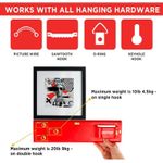 Casa si Gradina - Constructii - Scule de mana si unelte - Accesorii scule de mana - Unealta pentru agatare tablouri, cu boloboc, 25 x 9 cm, rosu, Dekton DT70538 - Infinity.ro