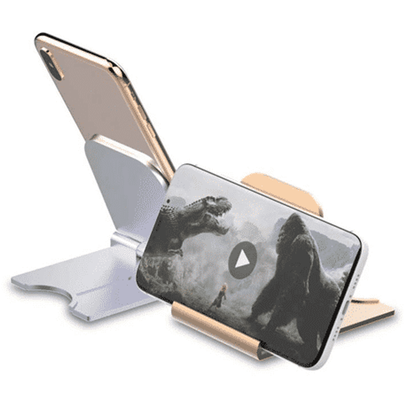 Laptop, Telefoane si Tablete - Telefoane mobile si accesorii - Accesorii Telefoane - Suport si docking telefoane - Suport Universal cu Reglaje Multiple pentru Telefon sau Tableta, Argintiu - Infinity.ro