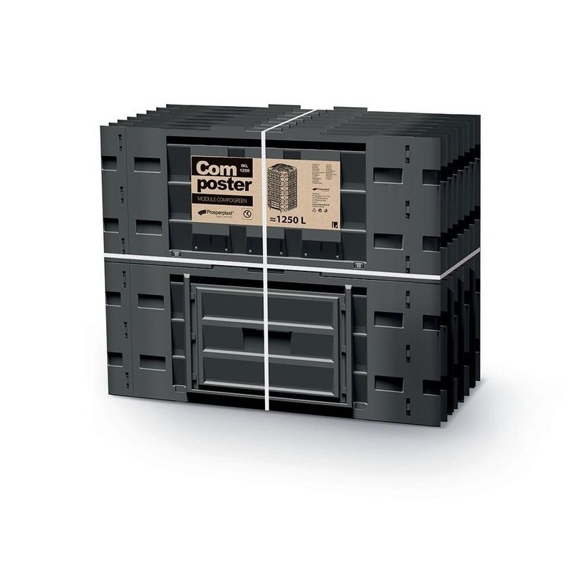 Casa si Gradina - Gradinarit si plante - Unelte gradinarit - Compostoare gradina - Compostor de gradina, 1250 L, negru, Compogreen, Vario - Infinity.ro