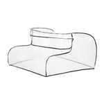 Jucarii, Copii si Bebe - Carucioare si articole de transport - Accesorii transport copii - Husa de ploaie universala Caretero pentru carucior gemeni cu landouri - Infinity.ro