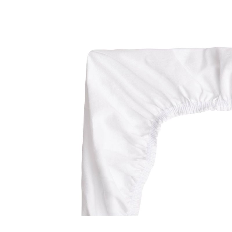 Jucarii, Copii si Bebe - Carucioare si articole de transport - Accesorii transport copii - Husa impermeabila jersey pentru salteaua de landou 75x35 cm Sensillo Alba - Infinity.ro