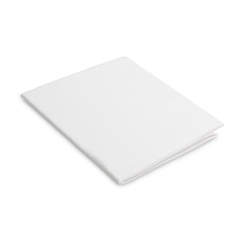 Jucarii, Copii si Bebe - Carucioare si articole de transport - Accesorii transport copii - Husa impermeabila jersey pentru salteaua de landou 75x35 cm Sensillo Alba - Infinity.ro