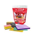 Market - Curatenie si intretinere casa - Produse bucatarie - Lavete si bureti - Set pentru curatarea bucatarie 7 piese, Bonus Kitchen Smart Pack, B471 - Infinity.ro