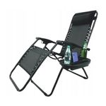 Casa si Gradina - Gradina si terasa - Mobilier exterior - Scaune si sezlonguri gradina - Sezlong pentru gradina, metalic, pliabil, gri, 176x65x106 cm, Chomik - Infinity.ro