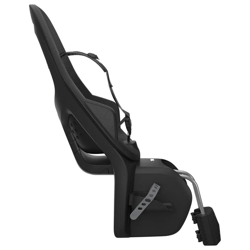 Sport si Outdoor - Ciclism - Accesorii pentru biciclete - Scaune copii pentru biciclete - Scaun pentru copii, Thule Yepp 2 Maxi Midnight Black Frame mounted, cu montare pe bicicleta in spate - Infinity.ro