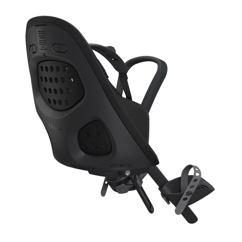Sport si Outdoor - Ciclism - Accesorii pentru biciclete - Scaune copii pentru biciclete - Scaun pentru copii, cu montare pe bicicleta in fata - Thule Yepp 2 Mini Front mounted, Midnight Black - Infinity.ro
