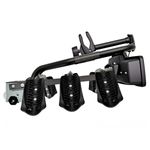 Sport si Outdoor - Ciclism - Accesorii pentru biciclete - Suporturi accesorii biciclete - Suport 3 biciclete Peruzzo Siena 669/3N cu prindere pe carligul de remorcare, Negru - Infinity.ro
