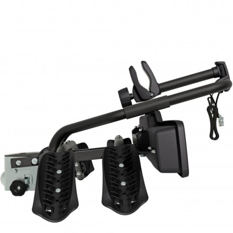 Sport si Outdoor - Ciclism - Accesorii pentru biciclete - Suporturi accesorii biciclete - Suport 2 biciclete Peruzzo Siena 669N cu prindere pe carligul de remorcare, Negru - Infinity.ro