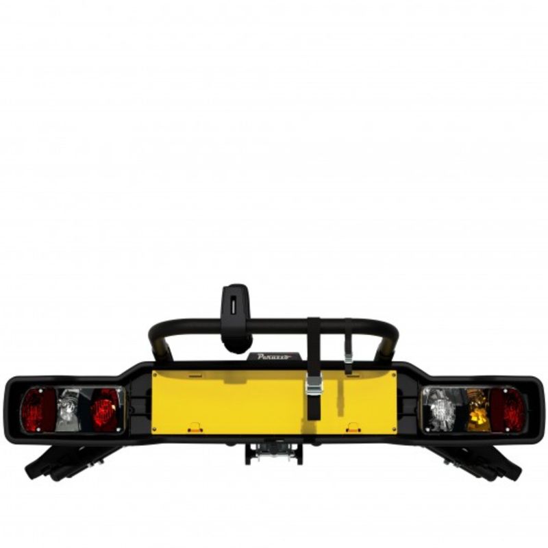 Sport si Outdoor - Ciclism - Accesorii pentru biciclete - Suporturi accesorii biciclete - Suport 2 biciclete Peruzzo Siena 669N cu prindere pe carligul de remorcare, Negru - Infinity.ro