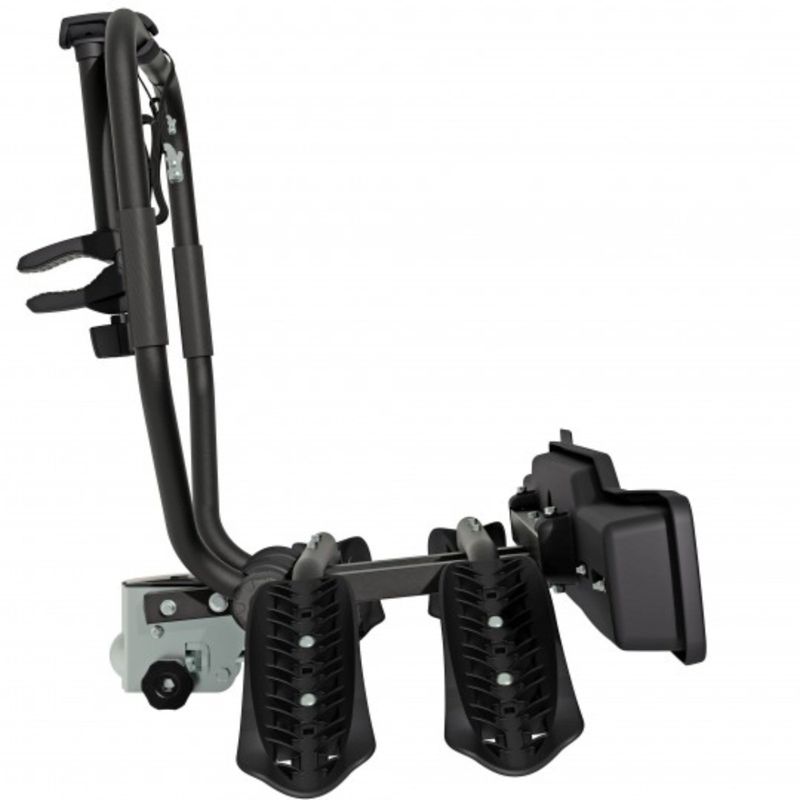 Sport si Outdoor - Ciclism - Accesorii pentru biciclete - Suporturi accesorii biciclete - Suport 2 biciclete Peruzzo Siena 669N cu prindere pe carligul de remorcare, Negru - Infinity.ro