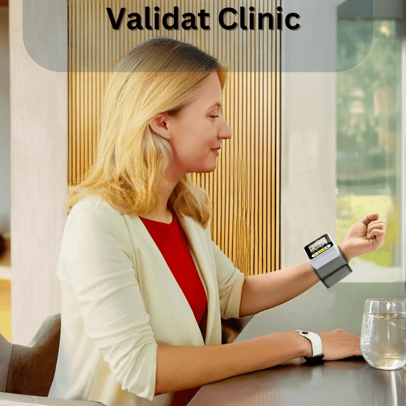 Ingrijire personala si Cosmetice - Sanatate si wellness - Aparate medicale - Tensiometre - Tensiometru de Incheietura, Afisaj LED cu Caractere Mari, Detectare Puls Neregulat, Carcasa de Protectie Inclusa - Infinity.ro