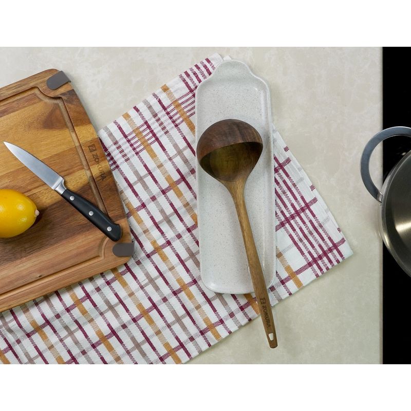 Casa si Gradina - Bucatarie si vesela - Ustensile bucatarie - Polonice, linguri si clesti de bucatarie - Polonic, lemn de acacia, 31cm - Zokura - Infinity.ro