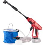 Casa si Gradina - Constructii - Scule electrice si accesorii - Aparate de spalat cu presiune - Aparat de curatat, spalat cu presiune, 20V Li-ion (acumulator neinclus), 2.4 MPa, 2.5 L/min, cu accesorii, Worcraft - Infinity.ro